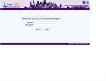 Tablet Screenshot of iris.trebnet.com